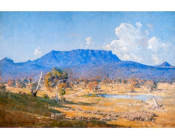 Arthur Streeton, Land of the Golden Fleece, 1926 | Fine Art Print | Art Print | Canvas Print | Art Reproduction | Archival Giclee | Gift