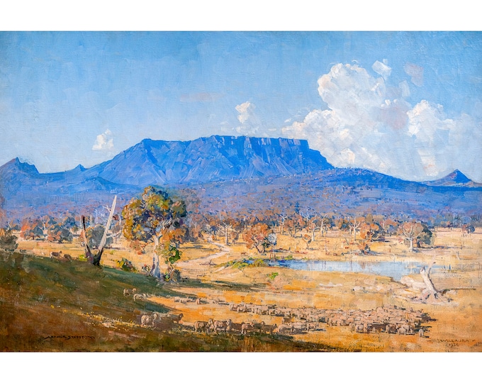 Arthur Streeton, Land of the Golden Fleece, 1926 | Fine Art Print | Art Print | Canvas Print | Art Reproduction | Archival Giclee | Gift