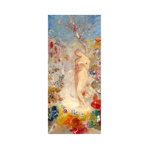 Odilon Redon, Pandora, 1914 | Art Print | Canvas Print | Fine Art Poster | Art Reproduction | Archival Giclee | Gift Wrapped
