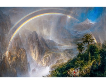 Frederic Edwin Church, Rainy Season in the Tropics, 1866 | Art Print | Canvas Print | Fine Art Poster | Art Reproduction | Archival Giclee