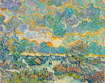 Van Gogh, Reminiscence of Brabant, 1890 | Art Print | Canvas Print | Fine Art Poster | Art Reproduction | Archival Giclee | Gift Wrapped