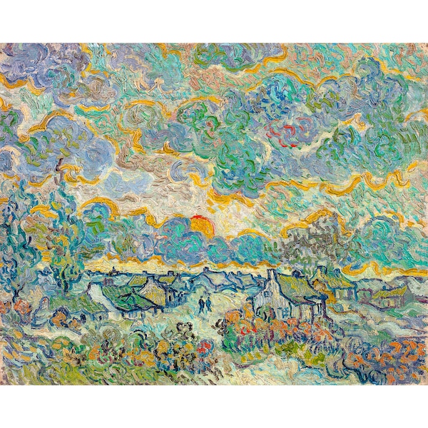 Van Gogh, Reminiscence of Brabant, 1890 | Art Print | Canvas Print | Fine Art Poster | Art Reproduction | Archival Giclee | Gift Wrapped