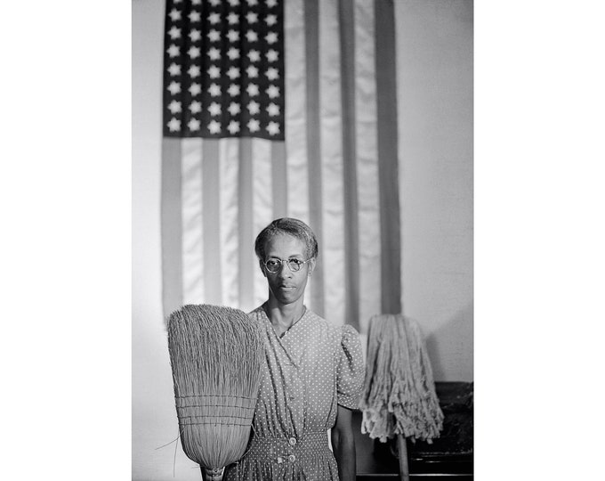 Gordon Parks, American Gothic, 1942 | Art Print | Canvas Print | Fine Art Poster | Art Reproduction | Archival Giclee | Gift Wrapped