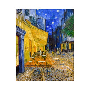 Van Gogh, Cafe Terrace at Night, 1888 | Art Print | Canvas Print | Art Reproduction | Archival Giclee | Gift Wrapped | Vincent Coffee Shop