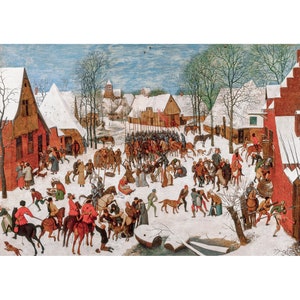 Pieter Bruegel the Elder, Massacre of the Innocents, 1567 | Art Print | Canvas Print | Fine Art Poster | Art Reproduction | Archival Giclee