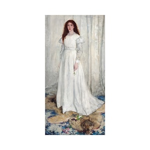 James Whistler, Symphony in White no 1 (The White Girl) 1862 | Art Print | Canvas Print | Fine Art Poster | Art Reproduction | Archival