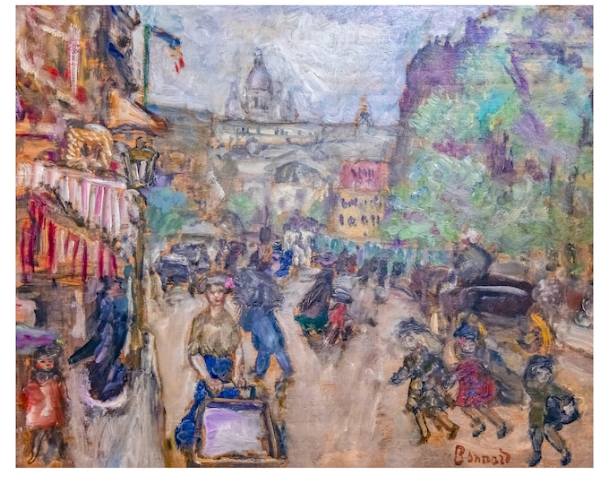 Pierre Bonnard, Montmartre, 1907  | Print | Canvas Print | Fine Art Poster | Art Reproduction | Archival Giclee