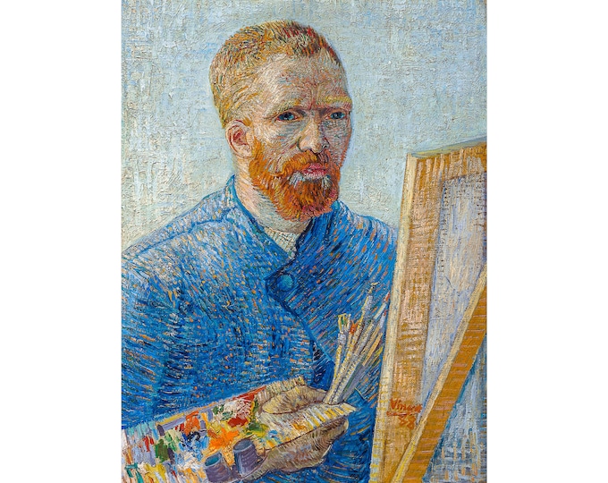 Van Gogh, Self-portrait, 1888 | Art Print | Canvas Print | Fine Art Poster | Art Reproduction | Archival Giclee | Gift Wrapped