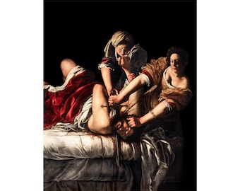Artemisia Gentileschi, Judith and Holofernes, 1621 | Art Print | Canvas Print | Fine Art Poster | Art Reproduction | Archival Giclee