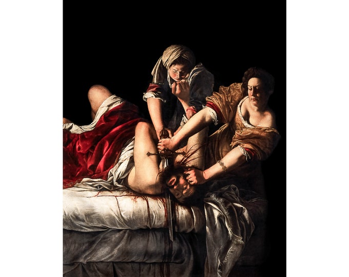 Artemisia Gentileschi, Judith and Holofernes, 1621 | Art Print | Canvas Print | Fine Art Poster | Art Reproduction | Archival Giclee