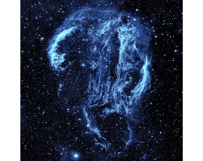 Cygnus Loop Nebula, NASA Space Art | Art Print | Canvas Print | Fine Art Poster | Art Reproduction | Archival Giclee | Gift Wrapped
