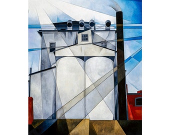 Charles Demuth, My Egypt, 1927 | Art Print | Canvas Print | Fine Art Poster | Art Reproduction | Archival Giclee | Gift Wrapped | Poster