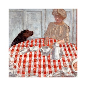 Pierre Bonnard, The Dog&#39;s Dinner, 1910 | Art Print | Canvas Print | Fine Art Poster | Art Reproduction | Exhibition Print | Gift Wrapped