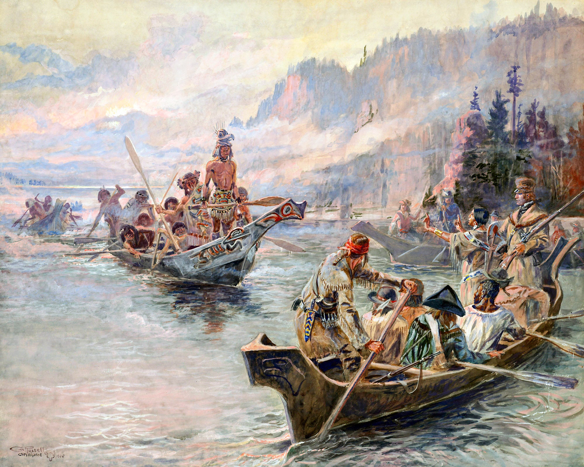 Charles M. Lewis and on the Lower Columbia - Etsy España