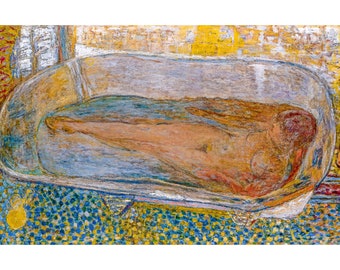 Pierre Bonnard, The Big Bath, La Grande Baignoire, 1939 | Art Print | Canvas Print | Fine Art Poster | Art Reproduction | Archival Giclee