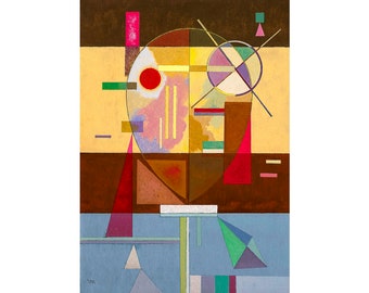 Wassily Kandinsky, Zersetzte Spannung (Disintegrated Tension), 1930 | Art Print | Canvas Print | Fine Art Poster | Art Reproduction