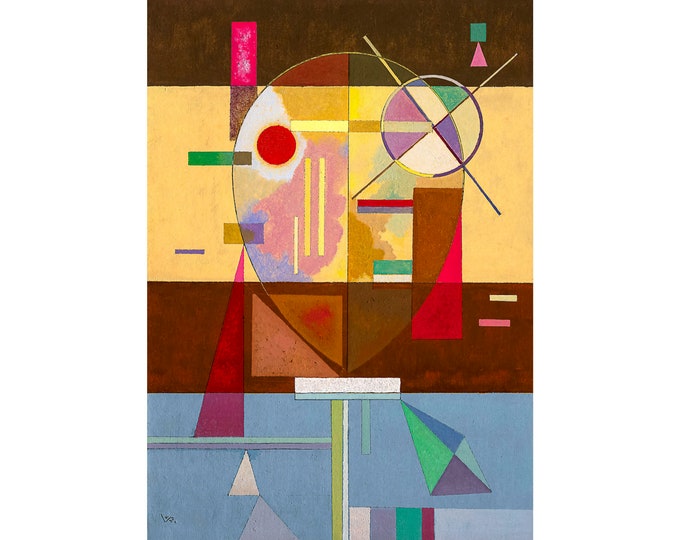 Wassily Kandinsky, Zersetzte Spannung (Disintegrated Tension), 1930 | Art Print | Canvas Print | Fine Art Poster | Art Reproduction
