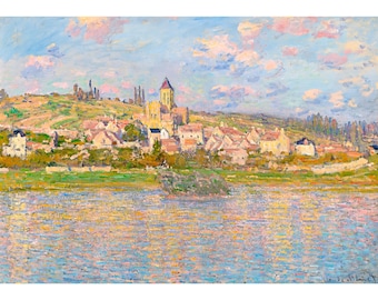 Claude Monet, Vétheuil, 1879 | Art Print | Canvas Print | Fine Art Poster | Art Reproduction | Archival Giclee | Gift Wrapped