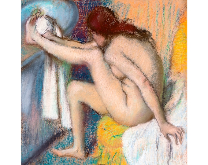 Edgar Degas, Woman Drying Her Foot, 1886 | Art Print | Canvas Print | Fine Art Poster | Art Reproduction | Archival Giclee | Gift Wrapped