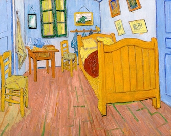 Van Gogh, Bedroom in Arles, 1888 | Art Print | Canvas Print | Fine Art Poster | Art Reproduction | Archival Giclee | Gift Wrapped