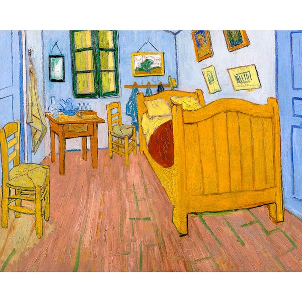 Van Gogh, Bedroom in Arles, 1888 | Art Print | Canvas Print | Fine Art Poster | Art Reproduction | Archival Giclee | Gift Wrapped