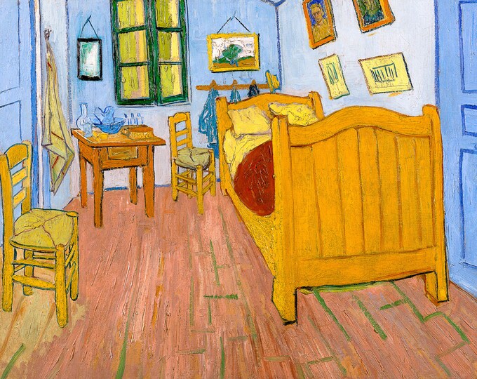 Van Gogh, Bedroom in Arles, 1888 | Art Print | Canvas Print | Fine Art Poster | Art Reproduction | Archival Giclee | Gift Wrapped