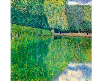 Gustav Klimt, Palace Garden, 1916 | Art Print | Canvas Print | Fine Art Poster | Art Reproduction | Archival Giclee | Gift Wrapped