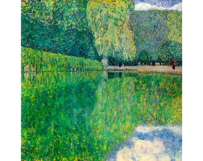 Gustav Klimt, Palace Garden, 1916 | Art Print | Canvas Print | Fine Art Poster | Art Reproduction | Archival Giclee | Gift Wrapped