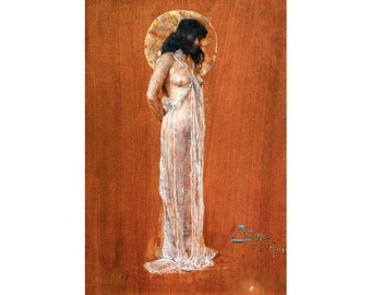 Arthur Streeton, Scheherazade, 1895 | Art Print | Canvas Print | Fine Art Poster | Art Reproduction | Archival Giclee | Gift Wrapped