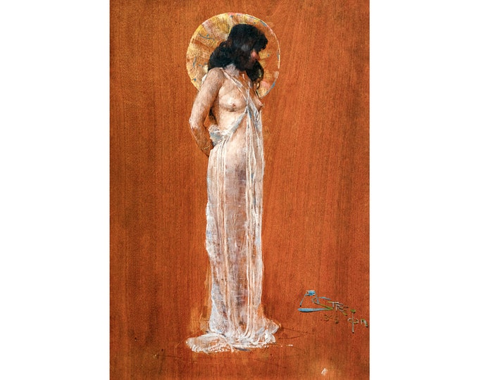 Arthur Streeton, Scheherazade, 1895 | Art Print | Canvas Print | Fine Art Poster | Art Reproduction | Archival Giclee | Gift Wrapped