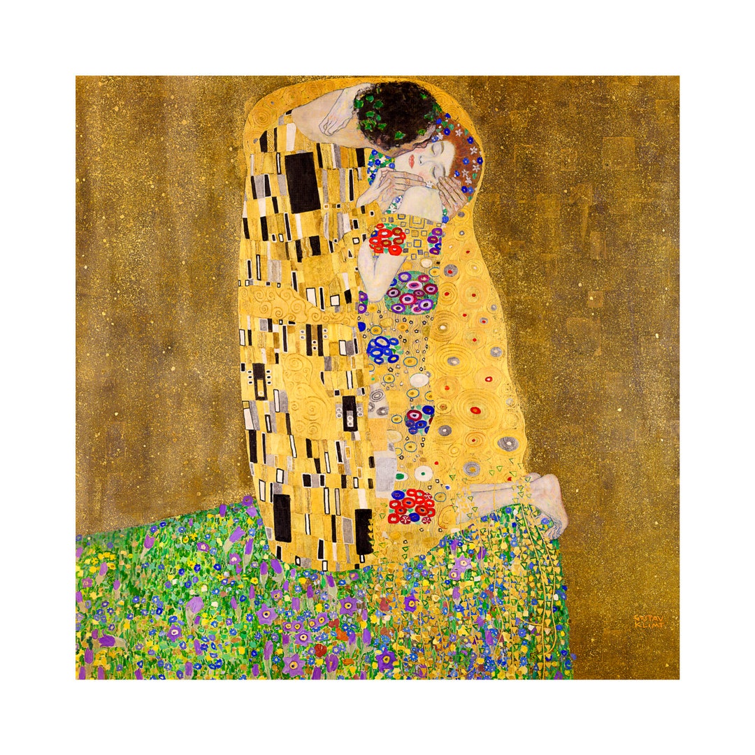 Gustav Klimt - the Kiss (1908), Museum-grade Archival Giclee Art Print ...