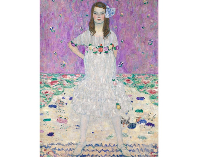Gustav Klimt, Mäda Primavesi, 1913 | Art Print | Canvas Print | Fine Art Poster | Art Reproduction | Archival Giclee | Gift Wrapped