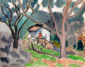 Matisse, La maisonnette, 1919 | Art Print | Canvas Print | Fine Art Poster | Art Reproduction | Archival Giclee | Gift Wrapped