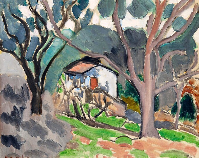 Matisse, La maisonnette, 1919 | Art Print | Canvas Print | Fine Art Poster | Art Reproduction | Archival Giclee | Gift Wrapped