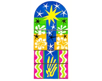 Henri Matisse, Maquette for Nuit de Noël, 1952 | Art Print | Canvas Print | Fine Art Poster | Art Reproduction | Archival Giclee | Gift