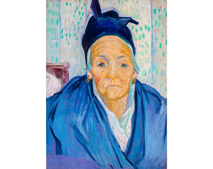Van Gogh, An Old Woman of Arles, 1888 | Art Print | Canvas Print | Fine Art Poster | Art Reproduction | Archival Giclee | Gift Wrapped