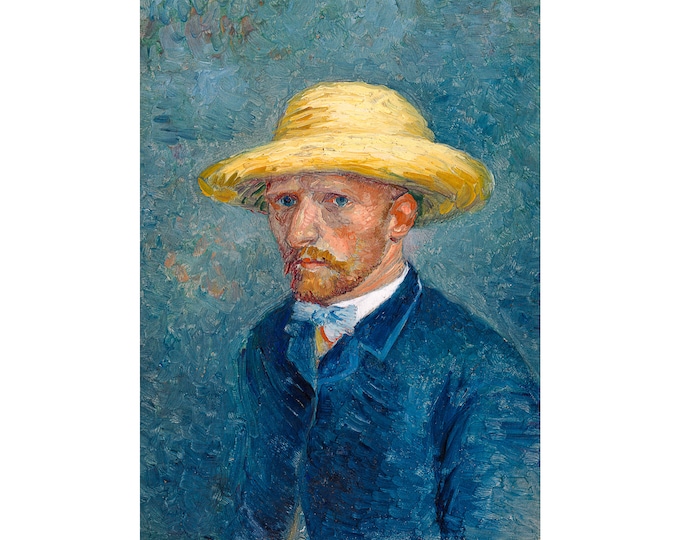 Van Gogh, Portrait of Theo van Gogh, 1887 | Art Print | Canvas Print | Fine Art Poster | Art Reproduction | Archival Giclee | Gift Wrapped