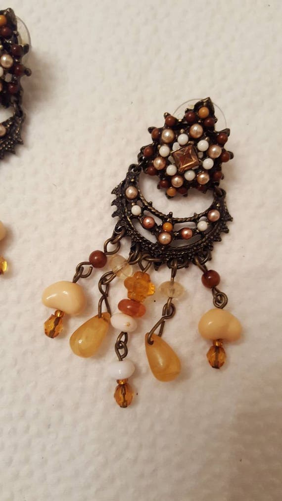 REDUCED!!! JOAN RIVERS Fringe Necklace & Earrings - image 5