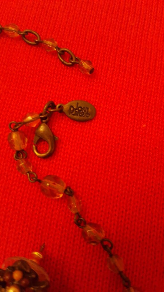 REDUCED!!! JOAN RIVERS Fringe Necklace & Earrings - image 8