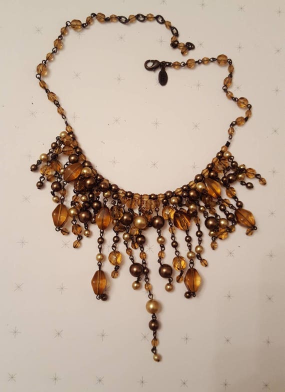 REDUCED!!! JOAN RIVERS Fringe Necklace & Earrings - image 2