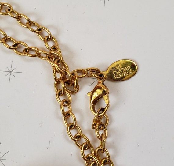 Joan Rivers JET ANNIVERSARY PENDANT and Matching … - image 7