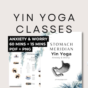 Stomach Meridian Yin Yoga Sequence: 60-Minute Class Plan (Digital Download)