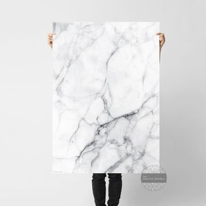 White Marble | Photography Backdrops | Photography Equipment | Flatlay Background | Product Photography |  Australian Seller