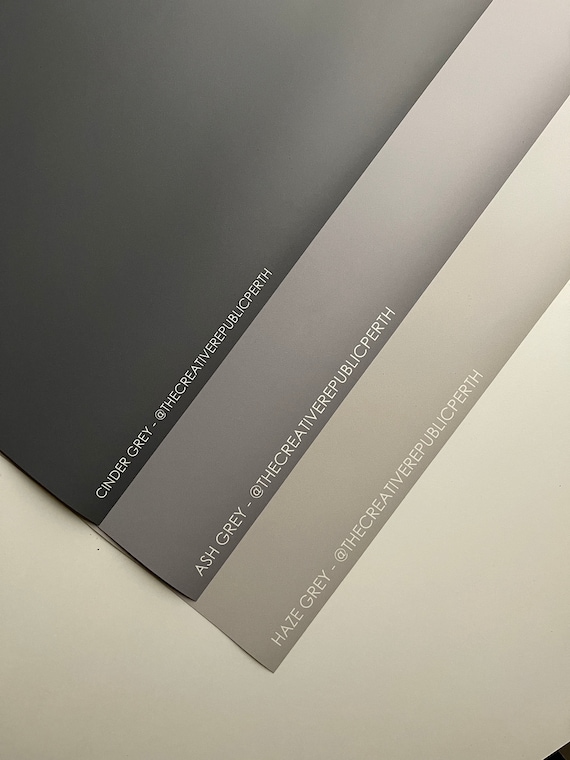 Grey Set of 3 Backdrops | Bundle of 3 | Save 15% | Photography Backdrops | Photo Props | Flatlay Prop | Australian Seller