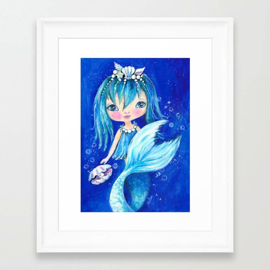 Pearl. Print of Original Painting. Etsy