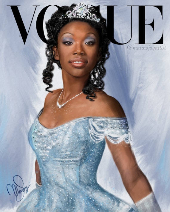 Disneys Cinderella Brandy Digital Art Print Wall Art Etsy