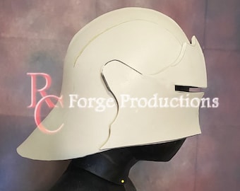 Modello per elmo gotico Sallet, modelli digitali fai-da-te istantanei