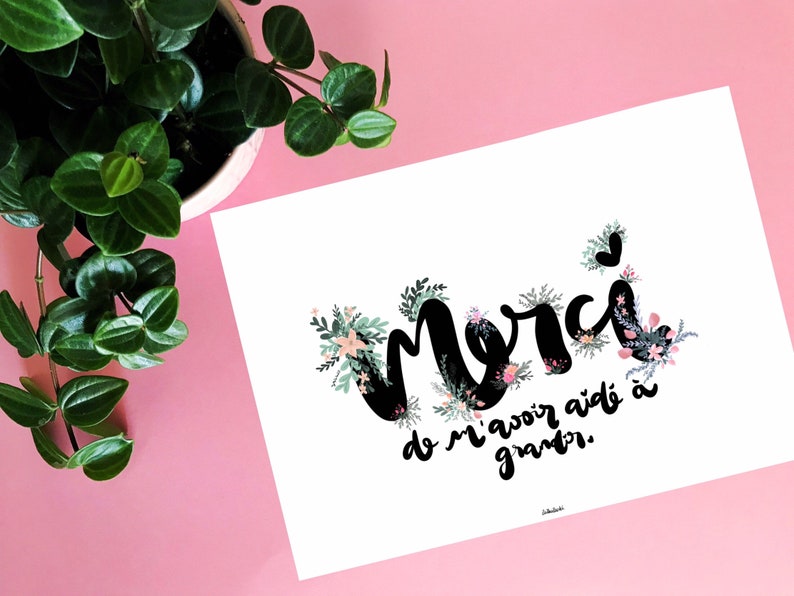 Grande carte Merci de m