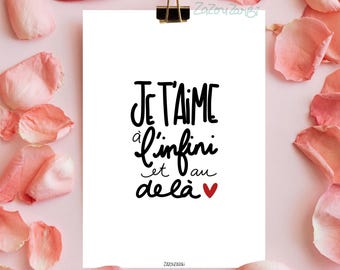 Je t’aime à l’infini et au delà