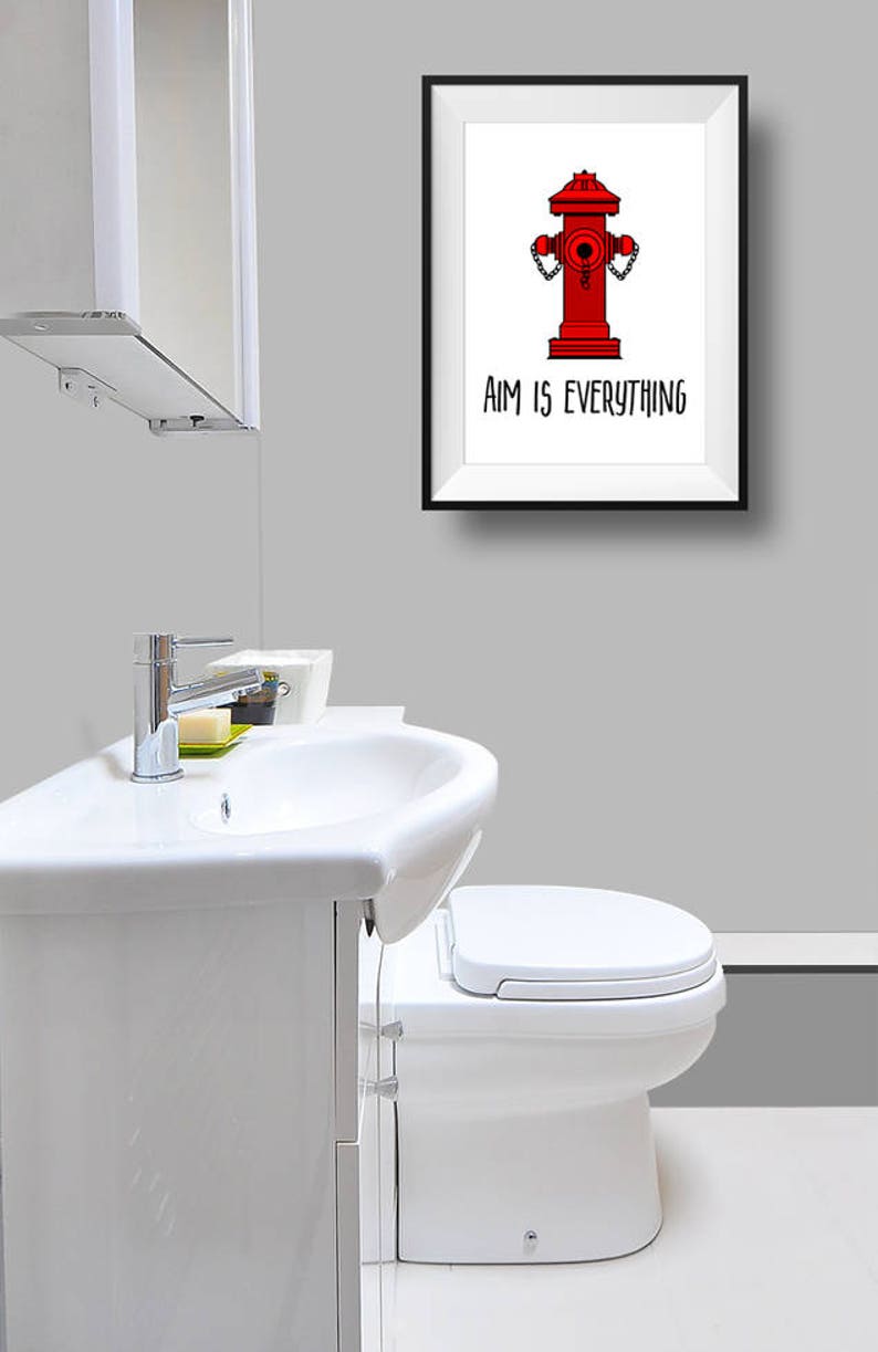 Boys Bathroom Decor Mens Bathroom Sign Bathroom Decor Etsy